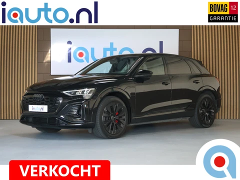 Audi Q8 e-tron 55 quattro S Edition 115 kWh SOH 100% Pano/LED Matrix/Luchtvering/360/B&O/Headup/Rode stiksels/ACC