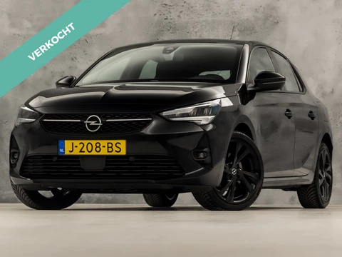 Opel Corsa 1.2 GS Line Automaat (APPLE CARPLAY, BLACK PACK, CRUISE, SPORTSTOELEN, LEDER STUURWIEL, DRIVE MODE, ZWART HEMEL, NIEUWSTAAT)