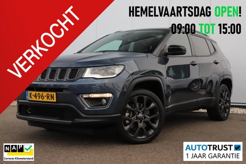 Jeep Compass 4xe 240 Plug-in Hybrid Electric S Trekhaak Panoramadak Leder Navigatie Achteruitrijcamera