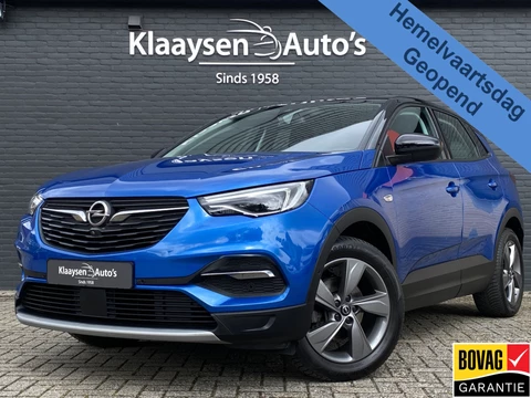 Opel Grandland X 1.2 Turbo Ultimate 130 pk AUT. | dealer onderhouden | navigatie | 360 camera | elektr. a. klep | stoel-stuurverw.