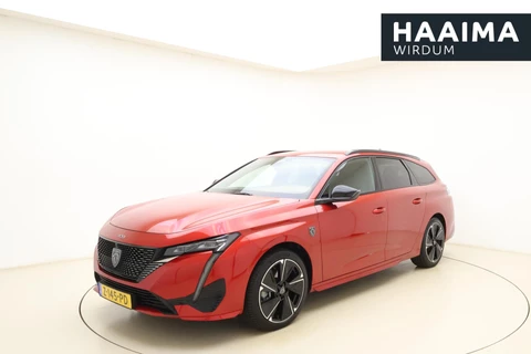 Peugeot e-308 SW GT EV 54 kWh | SoH 96,4% | 360 graden camera's | Sportuitvoering | Adaptive cruise | Elektrische achterklep | Stuurverwarming | Afneembare trekhaak | Hill hold | Dodehoekdetectie | Climate control