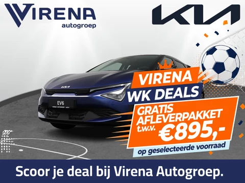Kia EV6 Light Edition 63 kWh - *DEMO* - Navigatie - Getint Glas - Stoel-/stuurverwarming - Cruise Control - Fabrieksgarantie tot 02-2032