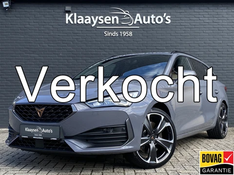 CUPRA Leon Sportstourer 1.4 e-Hybrid VZ Performance 245 pk | 1e eigenaar | dealer onderh. | panoramadak | elektr. a. klep | kuipstoelen
