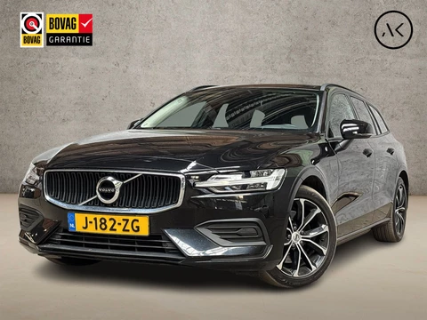 Volvo V60 2.0 B3 Sport 177Pk Automaat (APPLE CARPLAY, GROOT NAVI, PARKEERSENSOREN, GETINT GLAS, SPORTSTOELEN, DAKRAILS ZWART, LED KOPLAMPEN, NIEUWE APK, NIEUWSTAAT)