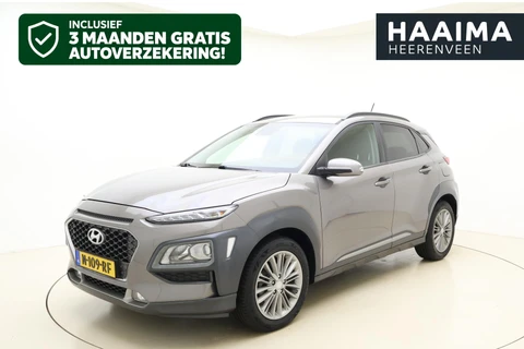 Hyundai Kona 1.0T 120pk Fashion | Navigatie | Trekhaak | Climate control | Achteruitrijcamera | Cruise control | Keyless | Lichtmetalen velgen | Parkeersensoren