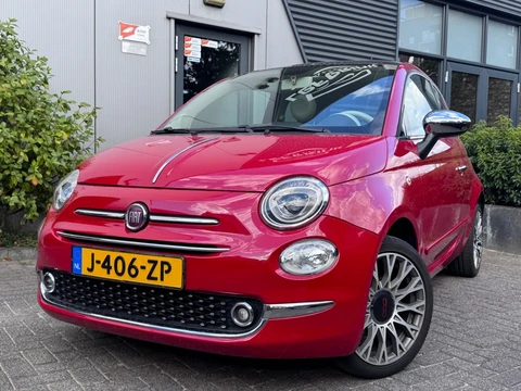 Fiat 500 POPSTAR / PANORAMADAK / HALF LEDER / 2018 / 64DKM