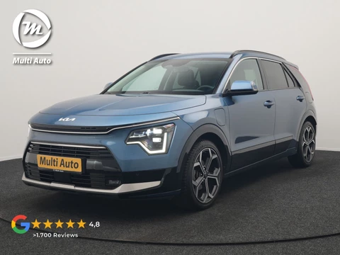 Kia Niro 1.6 GDi DynamicLine PHEV 182pk Dealer O.H. | Adaptive Cruise | Camera | Lederen Sportstoelen & Stuur Verwarmd | Keyless | Blis | Sfeerverlichting | Apple Carplay | Navigatie | DAB | Virtual | 18"L.M | Plug In Hybrid |