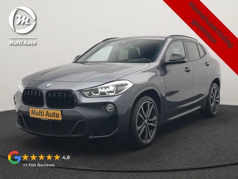 BMW X2 sDrive18i M Sport 140pk Dealer O.H. | Camera | Lederen Sportstoelen Verwarmd | Led Koplampen | Sfeerverlichting | Standkachel | Navigatie | DAB | 19''L.M. |