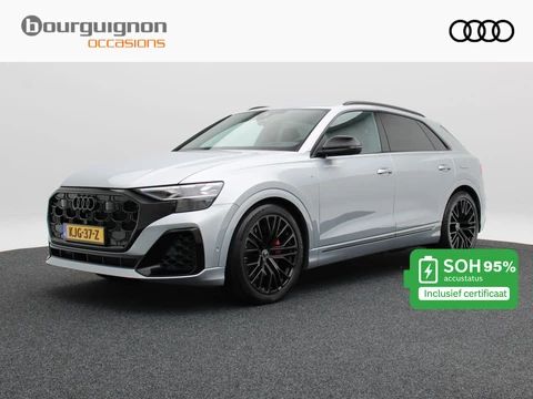 Audi Q8 60 TFSi e 490 Pk quattro S-Line Competition | Matrix Laser LED | Vierwielbesturing | B&O Audio | Valcona Leder | 22 Inch | Trekhaak | Head-Up | 20.328 Km!!