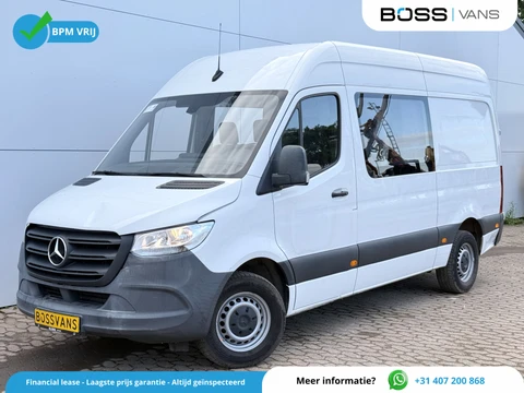 Mercedes-Benz Sprinter 314 2.2 CDI Automaat L2H2 Dubbele Cabine 7-persoons Climate Control Cruise Control Trekhaak Carplay Camera