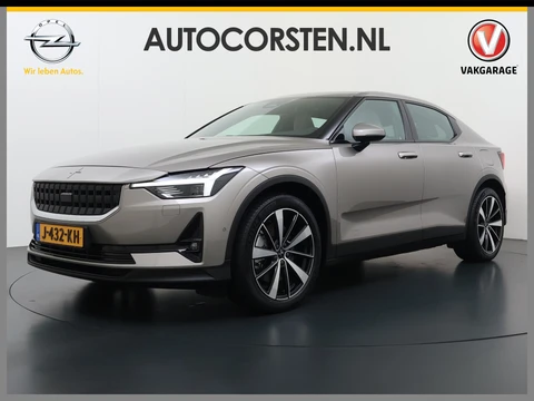 Polestar 2 Long Range Dual Motor Launch Ed. 78kWh 408PK Adap.Cruise Trekhaak Leder Panoramadak Harman&Kardon®-Audio BlindSpot 360°Camera Stoelkoeling+Verwarming Stuur+Achterbankverwarming Google®-Maps Android Auto Apple Carplay SOH 92% Keyless Draadloos Tel. Opladen Elek.Stoelen+Memory Elek.Achterklep Road-SIgn Info Lane Keeping Aid Ecc Pdc Lmv 19" Led Bluetooth 1e Eigenaar Dealeronderhouden 1.500KG Trekgewicht Zeer compleet