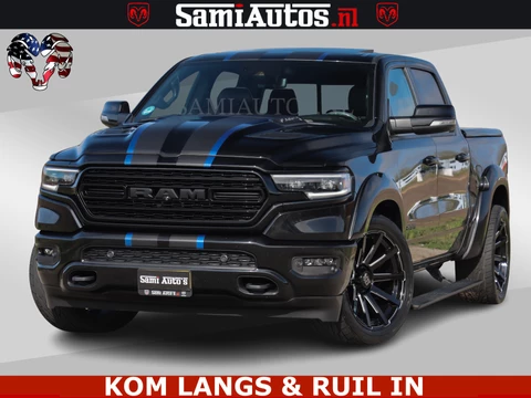 Dodge Ram Pick-Up HULK PACK LIMITED | 5.7 V8 | WIDE BODY | STRIPING | HUD | LUCHTVERING | OPEN UITLAAT KLEP | BOM VOL CREW CAB | DUBBELE CABINE | DC | 5 PERSOONS |