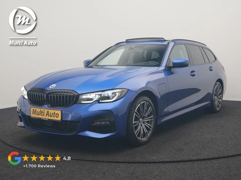 BMW 3 Serie Touring 330e M Sport PHEV 293pk Dealer O.H. | SOH 89,2% | Panodak | Head Up | Adaptive Cruise | 360 Camera | Adaptief Onderstel | Laser LED | Alcantara Sportstoelen Memory & Verwarmd | Sfeerverlichting | Keyless | BLIS | Stuur Vewarmd Apple Carplay | Plug In Hybrid |