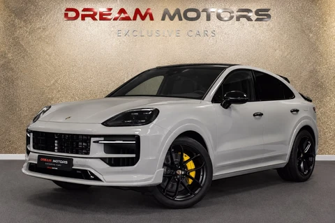 Porsche Cayenne Coupé 3.0 E-Hybrid TURBO GT 470pk | BIJRIJDERSDISPLAY | SPORTUITLAAT | PANODAK