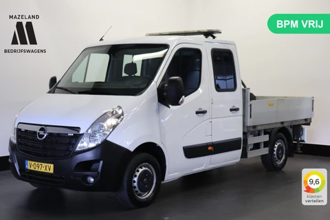 Opel Movano 2.3 CDTI BiTurbo L2 Openlaadbak - Airco - Navi - HIAB kraan - € 18.950,- Excl.