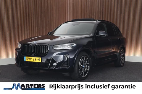 BMW X3 xDrive30e 292pk High Executive M Sport Camera Leder Panoramadak Stoelverwarming Navigatie
