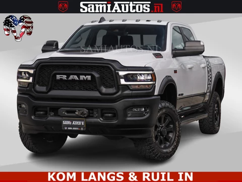 Dodge Ram Pick-Up 2500 POWER WAGON | 6 PERSOONS | 6.4 V8 4X4 | ADAPTIVE | FULL LED | TREK LIER | OPEN DAK | 6.4F BAK | 3500KG | CAMERA V+A | SPER DIFF | TWO TONE UITVOERING | ALARM | VOLLE UITVOERING |