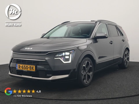 Kia Niro 1.6 GDi Hybrid ExecutiveLine PHEV 149pk | Trekhaak | Panodak | Adaptive Cruise | Head Up | Camera | Lederen Sportstoelen Memory & Ventilatie | Keyless | Apple Carplay | Stoel & Stuurverwarming | Virtual | Navigatie | DAB | 18"L.M | Plug In Hybrid |