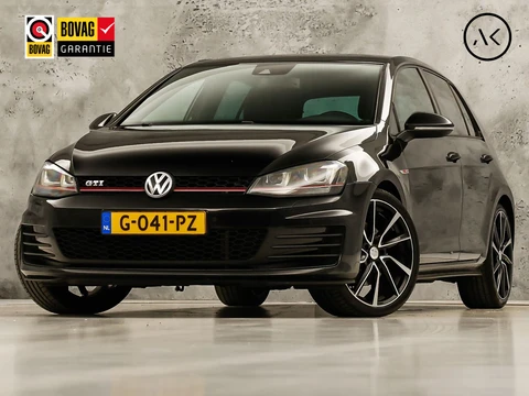 Volkswagen Golf 2.0 TSI GTI 220Pk Automaat (NAVIGATIE, CLIMATE, LEDER, STOELVERWARMING, SPORTSTOELEN, GETINT GLAS, XENON, NIEUWSTAAT)