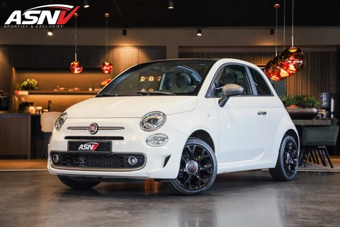 Fiat 500 S 1.2 Lounge Cabriolet, 69 PK, Cruise/Control, Sport/Design, Airco, LED, Comfort/Pakket, 98 DKM!!