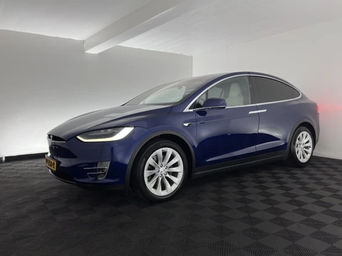 Tesla Model X 90D Base AWD [6-Pers] (3-Fase-17kW) {SoH-84%} Aut. *PANO-WINDOW | AUTOPILOT | LEATHER | NAVI-FULLMAP | FULL-LED | AIRSUSPENSION | DIGI-COCKPIT | CCS-FASTLOADER | KEYLESS | DAB+ | HEATED-SPORTSEATS | PRIVACY-GLASS | 20"ALU*