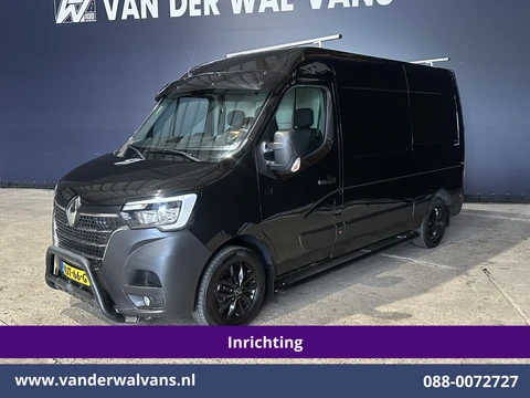 Renault Master 2.3 dCi 180pk L2H2 Inrichting Euro6 Airco | Camera | Navigatie | LM Velgen | Cruisecontrol | LED Sidebars, 2500kg Trekhaak, Parkeersensoren, Bijrijdersbank