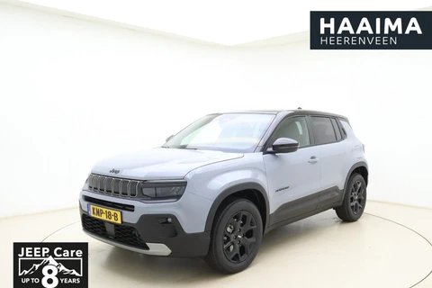 Jeep Avenger 1.2 e-Hybrid 110pk Summit | 8 Jaar Fabrieksgarantie | Panoramadak | Keyless | Navigatie | JBL audio | Elektrische kofferklep | Adaptieve cruise control | Stoelverwarming