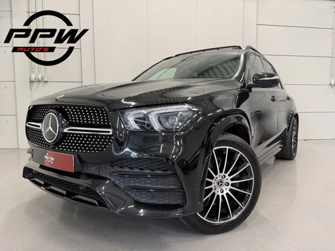 Mercedes-Benz GLE 350 e 4MATIC AMG PANO/LUCHTVERING/BURMESTER/TREKHAAK/SOH 97%/NAPPA-LEER/360CAMERA/DRIVING-ASSIST/21"AMG-BREEDSET/OBSIDIANSCHWARZ METALLIC/VOLLEDIG MERCEDES DEALER HISTORIE,NET OH BEURT GEHAD