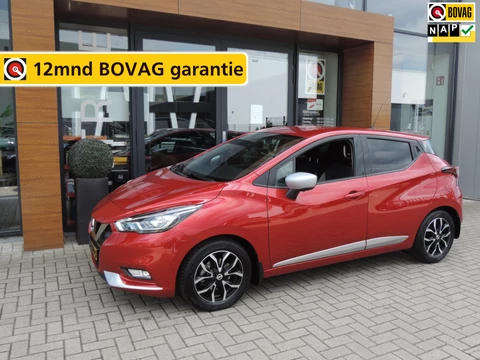 Nissan Micra 0.9 IG-T Tekna 59.000km | 1e Eig | Afn.th | 360Cam | Stoelverw | Dodehoek | Allseas. | Cruise | PDC | Priv.glas | ECC