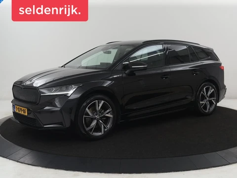Skoda Enyaq iV 80 Sportline | SOH 94,1% | Leder/alcantara | Stuur/stoel verwarming | Adaptive cruise | Camera | Park assist | Carplay | Sfeerverlichting | Climate control