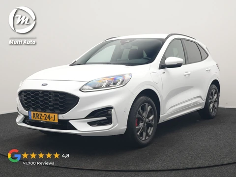 Ford Kuga 2.5 ST-Line PHEV 225pk Dealer O.H. | Adaptive Cruise | 360 Camera | Sportstoelen Verwarmd | Keyless | Pilot Assist | Stuurverwarming | Lane Assist | Virtual | Navigatie | DAB | 18"L.M |