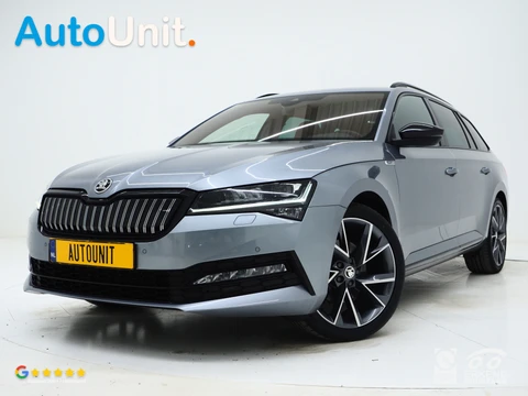 Škoda Superb Combi 1.4 TSI iV Sportline | Leder/Alcantara | Trekhaak | Carbon | 360 | Memory | Keyless | Adaptive Cruise