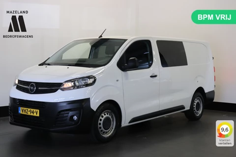 Opel Vivaro 2.0 CDTI L3 Automaat Dubbele Cabine EURO 6 - Airco - Cruise - Camera - € 18.950,- Excl.