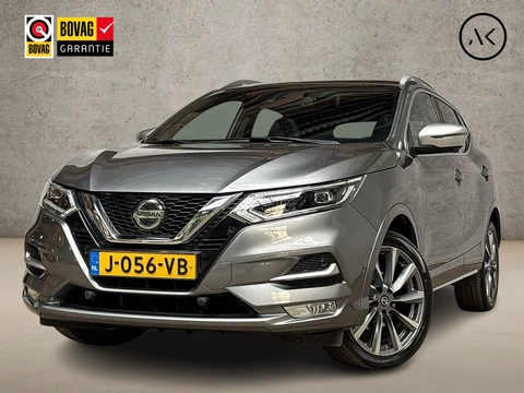 Nissan QASHQAI 1.3 DIG-T Tekna + 140Pk (PANORAMADAK, APPLE CARPLAY, LUXE LEDER, MEMORY SEATS, ZWART HEMEL, 360 CAMERA, STOELVERWARMING, ADAPTIVE CRUISE, GETINT GLAS, NIEUWSTAAT)