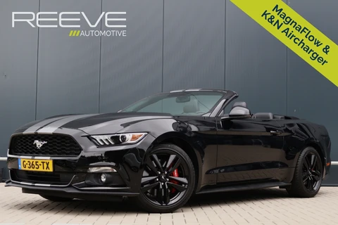 Ford Mustang Convertible 2.3 EcoBoost EU Model | Leer | K&N Intake | MagnaFlow Sportuitlaat | Stoelverwarming / ventilatie | Camera | Keyless