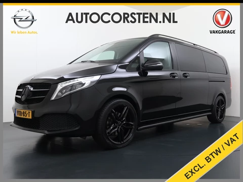 Mercedes-Benz V-Klasse 300d 4-MATIC Extra Lang Dubbele Cabine 5-Persoons 2X Elek.Schuifdeur Trekhaak Apple Carplay Android Auto Navi* Camera Cruise Control Pdc Stoelverwarming Lmv 20" Privacy Glas Led Isofix DAB Elek.Achterklep 2.000KG Trekgewicht