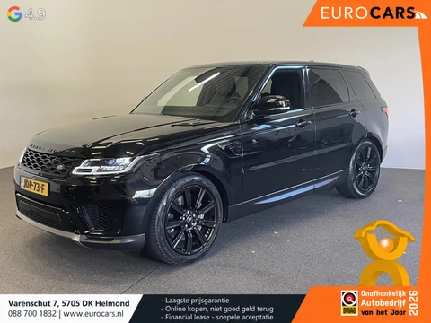 Land Rover Range Rover Sport P400e SE Black Pack Navigatie Apple Carplay/Android Auto Camera Parkeersensoren Meridian Sound System LED koplampen Cruise Control 21"lichtmetalen velgen Climate Control Getinte ramen