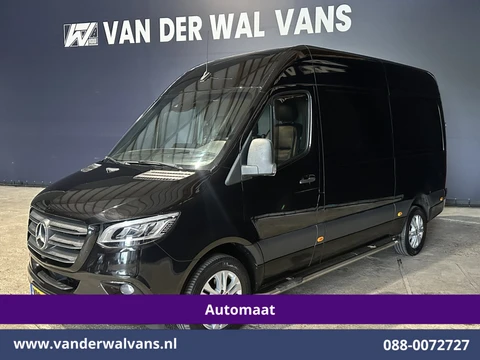 Mercedes-Benz Sprinter 319 CDI 3.0L V6 191pk Automaat L2H2 Euro6 Airco | 360 graden camera | 3500kg Trekhaak | Navigatie | LED | Cruisecontrol LM velgen, Leder, Chauffeursstoel, Parkeersensoren, Sidebars, Bijrijdersbank