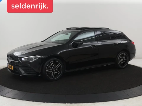 Mercedes-Benz CLA-klasse Shooting Brake 250 e Business Solution AMG Limited | SOH 91,7% | Panoramadak | Leder/alcantara | Stoelverwarming | Camera | Park assist | Sfeerverlichting | Carplay | Climate control