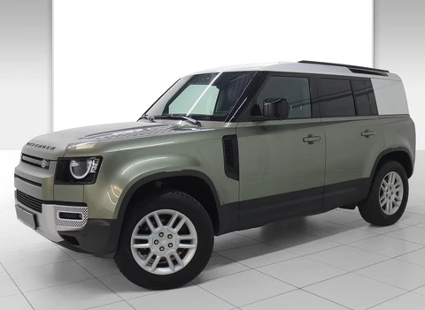 Land Rover Defender Hard Top 3.0 D250 110 MHEV S Grijs Kenteken LED Navi Trekhaak Surround View Leder