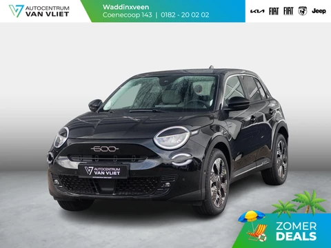Fiat 600e La Prima 54 kWh | Carplay | Elek. Stoel | Stoelverwarming | Keyless | LED | Clima