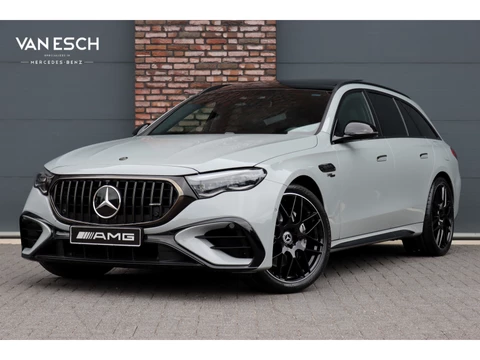 Mercedes-Benz E-Klasse Estate AMG 53 4MATIC+ Premium+ | 585pk | Hyperscreen | Achterasbesturing | Distronic+ | Trekhaak | 3D-Display | Panoramadak | Digital Light | Burmester | HUD |