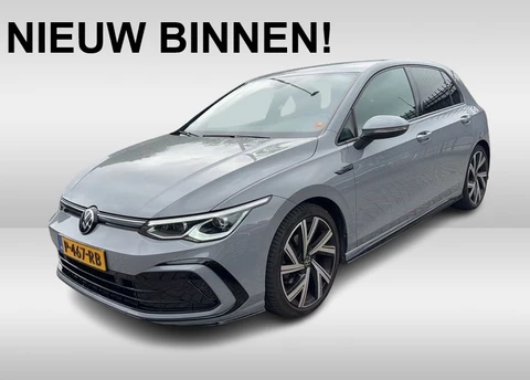 Volkswagen Golf 1.5 TSI R-Line Business Mondsteingrau | Trekhaak | IQ Light | Carplay | Navi | Stoelverw. | 18" LMV | PDC V+A