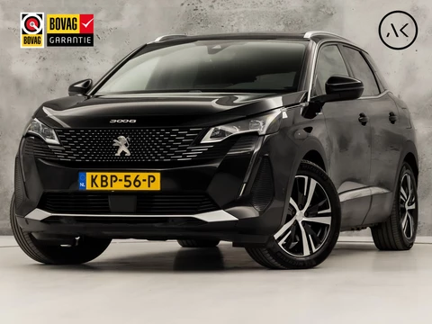 Peugeot 3008 1.6 HYbrid4 300 GT 300Pk Automaat (PANORAMADAK, APPLE CARPLAY, 360 CAMERA, LEDER, GETINT GLAS, SPORTSTOELEN, KEYLESS, ADAPTIVE CRUISE, NIEUWSTAAT)