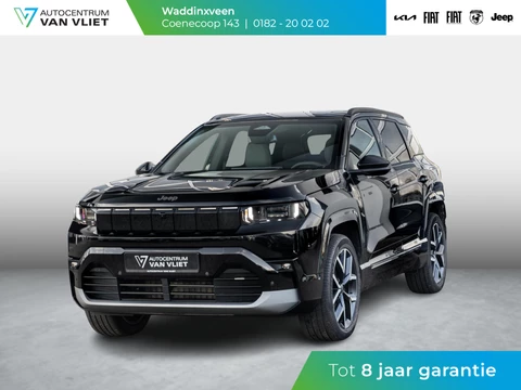 Jeep Compass First Edition 74 kWh | Adapt. Cruise | Camera | Carplay | 20" | Elektr. A-Klep | Navi | Winter Pack | Schuif/Kanteldak | Premium Pack | Conv. Pack | Warmtepomp | Nappa Leder