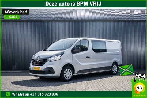 Renault Trafic 1.6 dCi 125PK L2H1 | DC 5-Zits | Camera | Cruise | Airco | Trekhaak