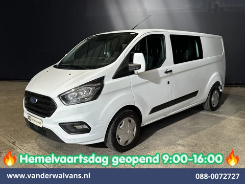 Ford Transit Custom 2.0 TDCI 130pk L2H1 Dubbele Cabine Euro6 Airco | 6-Zits | Camera | Navigatie | LED | Apple Carplay Cruisecontrol, Stoelverwarming, Verwarmde voorruit, Parkeersensoren, 2800kg trekvermogen