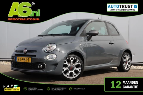 Fiat 500 0.9 TwinAir Turbo 500S Panoramadak 16 inch LMV Navigatie Airco Bluetooth Cruise Control