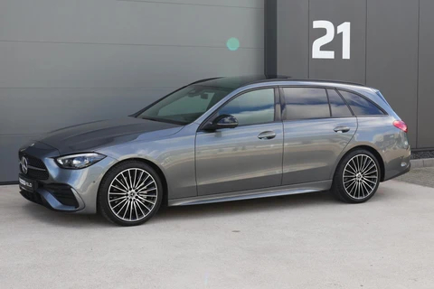 Mercedes C-klasse Estate 300 d AMG Line / Panoramadak / Memory Stoelen / Burmester Surround / Night Pakket / Trekhaak Wegklapbaar