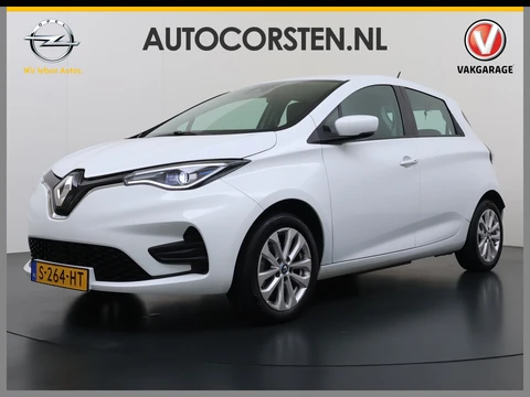 Renault ZOE 52kWh SOH 90% Incl. Accu Warmtepomp Stuur+Stoelverwarming Navi Keyless Apple Carplay/Android Auto Cruise Control Pdc R110 Life Regen-Lichtsensor Lane Assist Lmv 16" Led Isofix Facelift